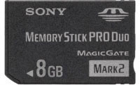 Sony 8GB MS PRO DUO (MSMT8G-POUCH)